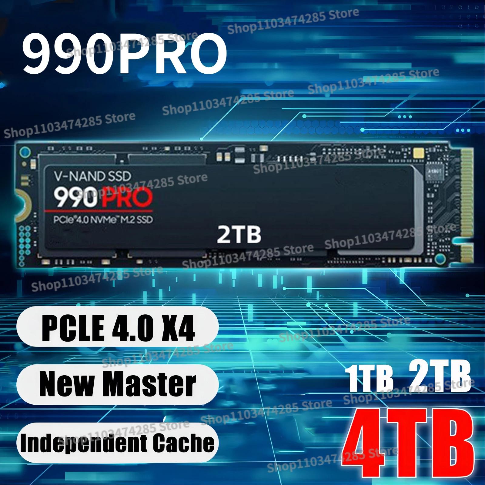 Ʈ MLC PC PS5 ǻͿ  ָ Ʈ ϵ ũ,  4TB 990 PRO PCIe 5.0 NVMe M.2 2280, 2TB 1TB  SSD